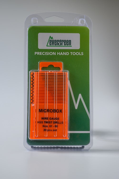 Evergreen Scale Models 74200 Size 61-80 Imperial Microbox Drill (Set of 20)
