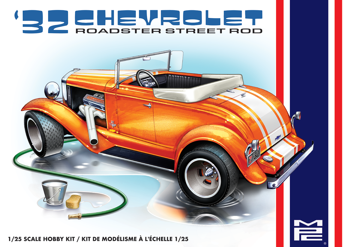 MPC 1035 1:25 Gangbusters 1932 Chevy Cabriolet/Panel Truck Plastic Model Kit
