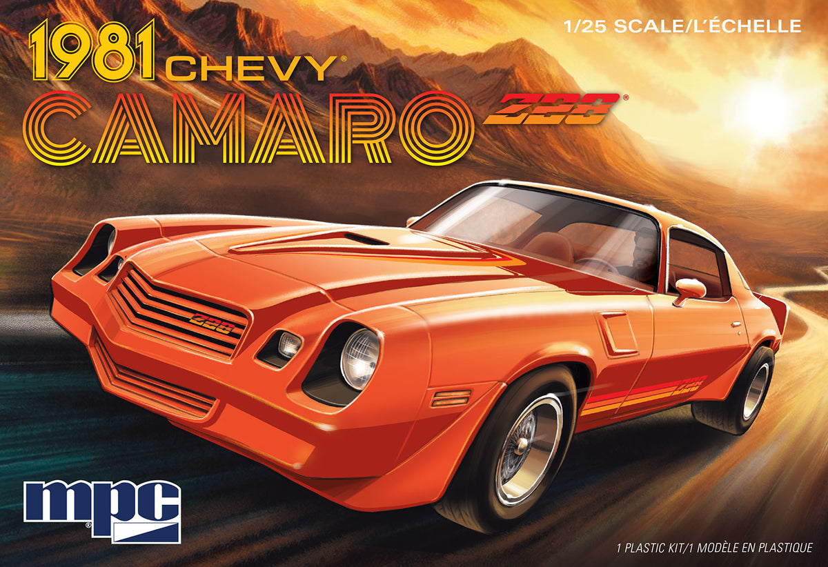MPC 981 1:25 1981 Chevy Camaro Pro Street Plastic Model Kit