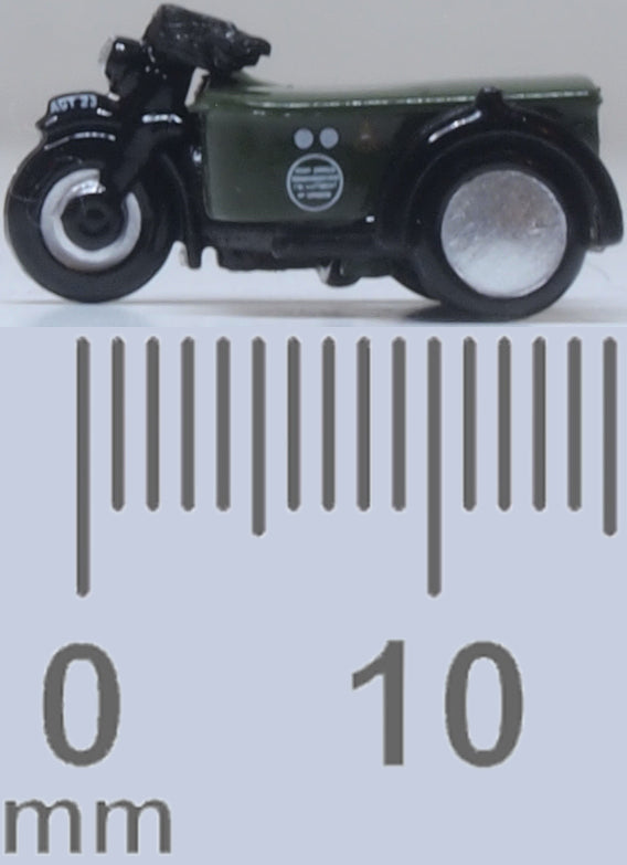 Oxford Diecast NBSA004 1:148 Motorcycle & Sidecar Post Office Telephones Diecast