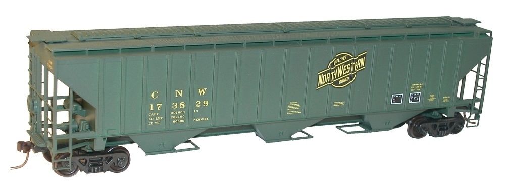Accurail 6503 HO Scale Chicago and North Western P-S 3-Bay Grain Hopper #173829