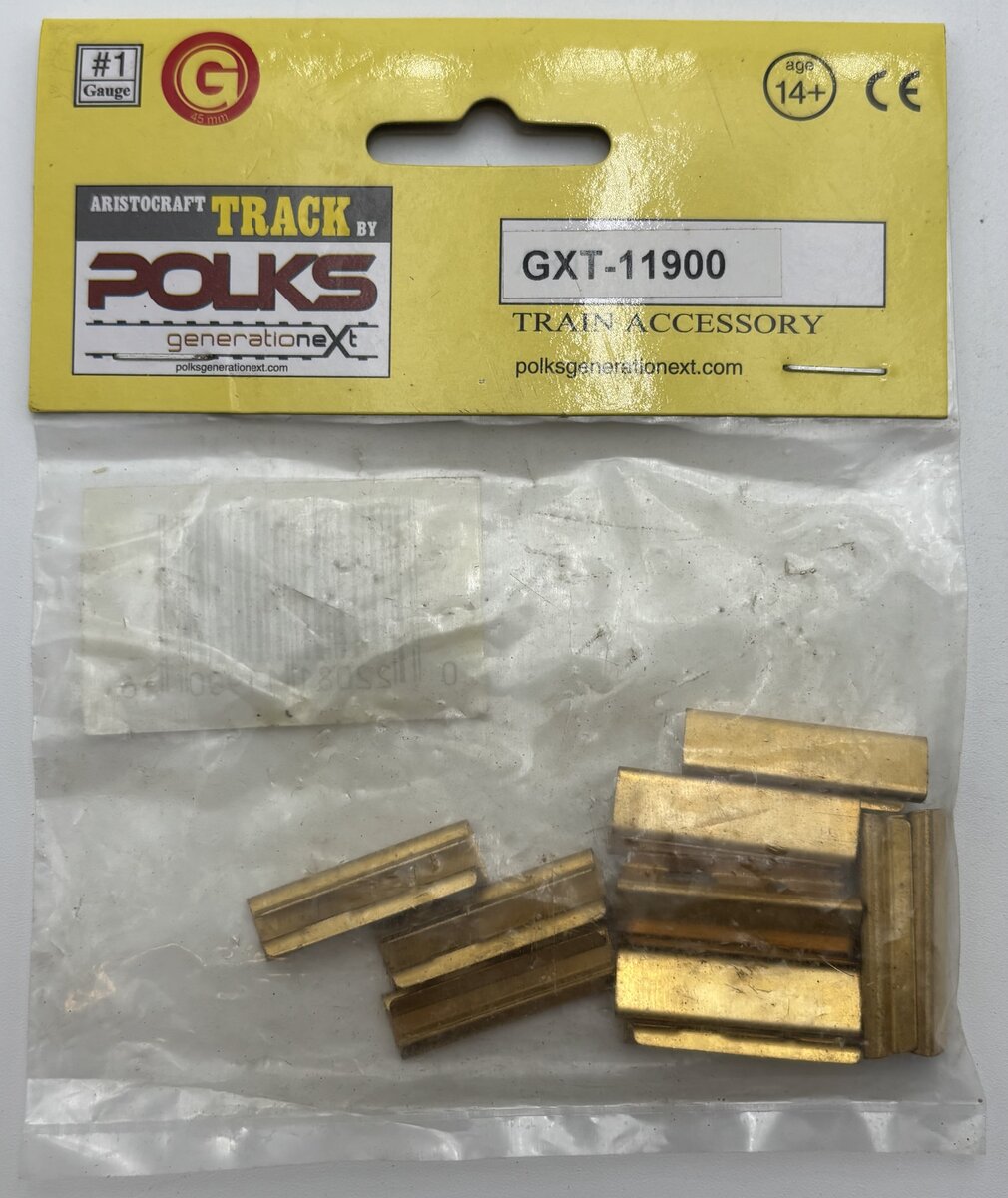 Aristo-Craft 11900 G Scale Brass Rail Joiners (Pack of 12)
