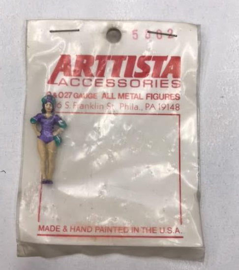 Arttista 5002 Circus Showgirl Pewter Figure