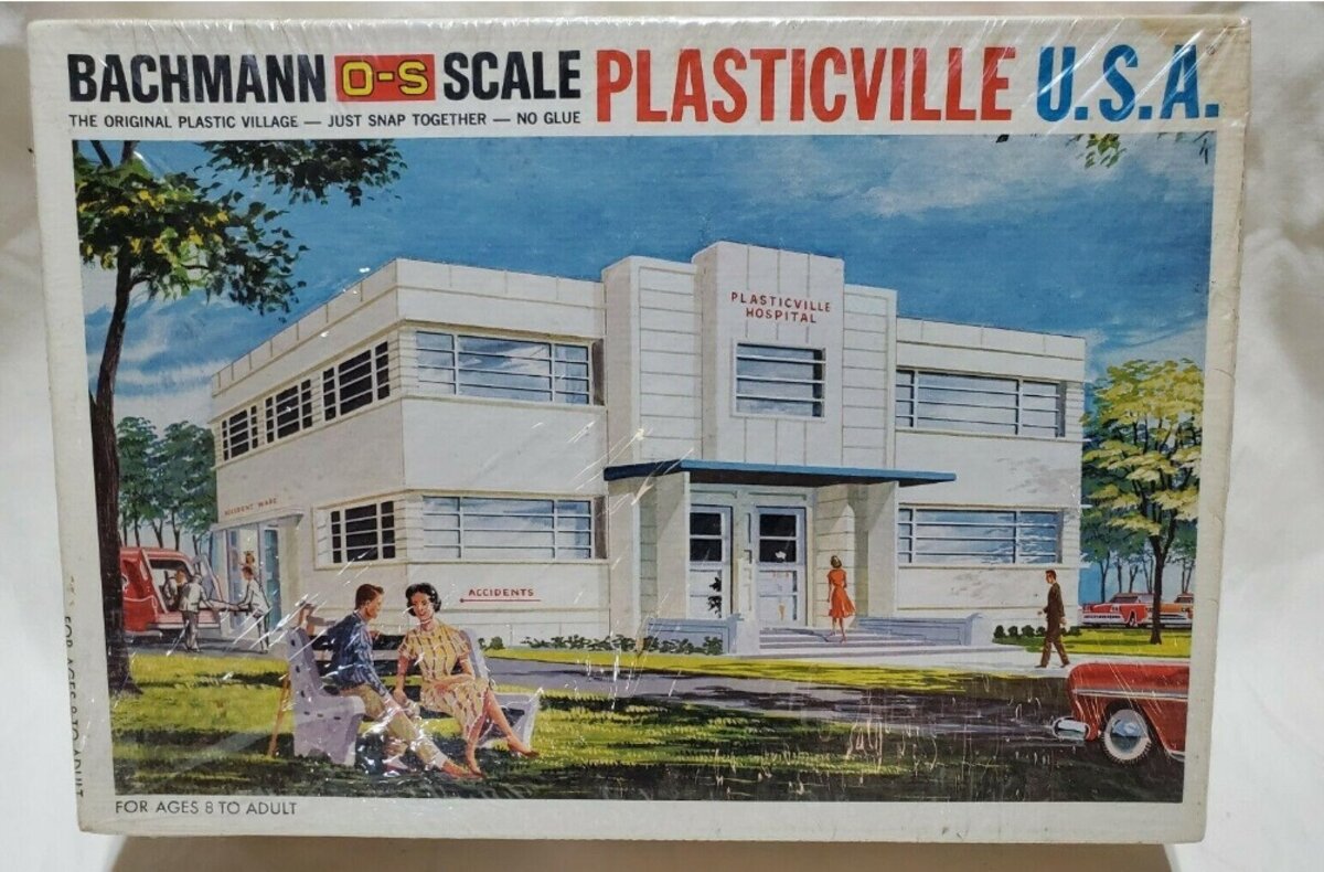 Bachmann 1919 O-S Plasticville Hospital Medical Building Kit