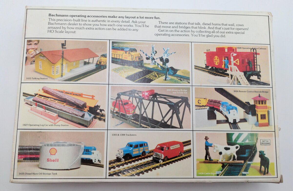 Bachmann 46222 HO Trestle Over/Under Bridge w/ Blinking Light