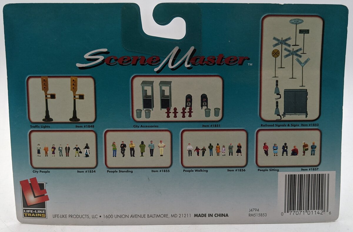Life Like 1853 O Scale Station Baggage Handling & Other Accessories (Set of 11)