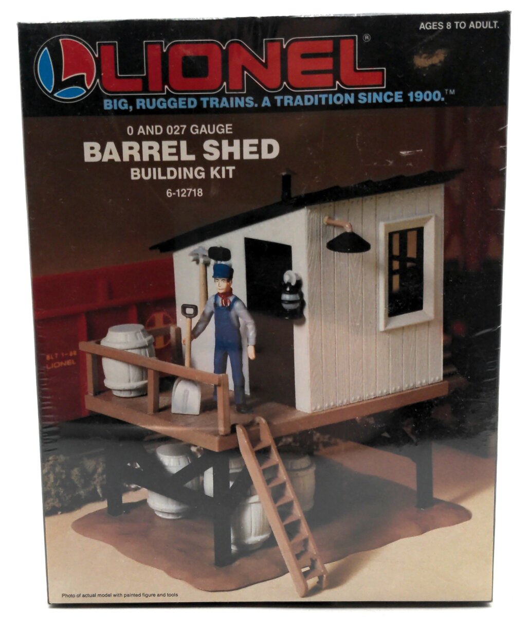 Lionel 6-12718 O And O27 Barrel Shed Building Kit