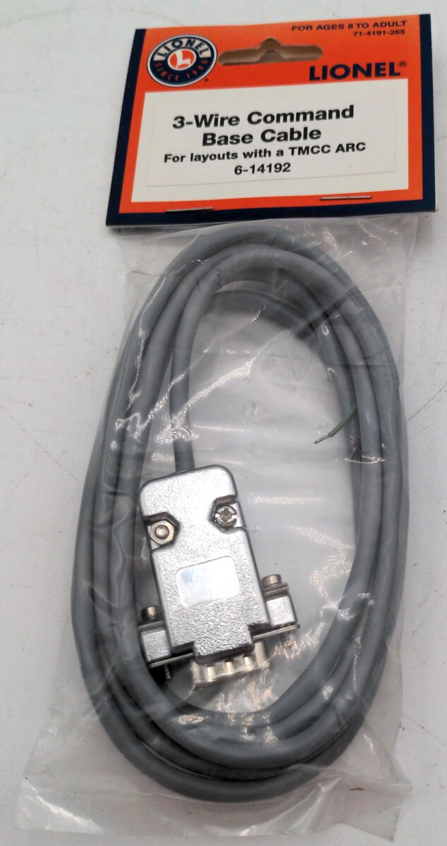 Lionel 6-14192 3-Wire TMCC Command Base Cable