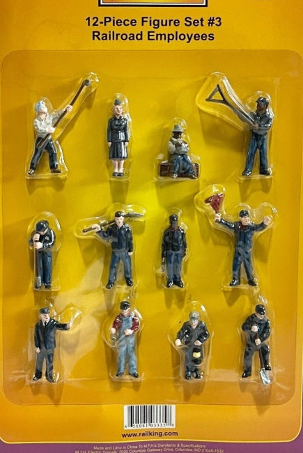 MTH 30-11044 O RailKing Workman Figure Set #3 (Set of 12)