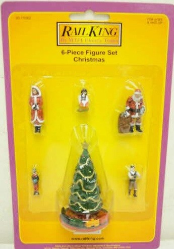 MTH 30-11062 O Scale Christmas Figure Set # 10 (Set of 6)