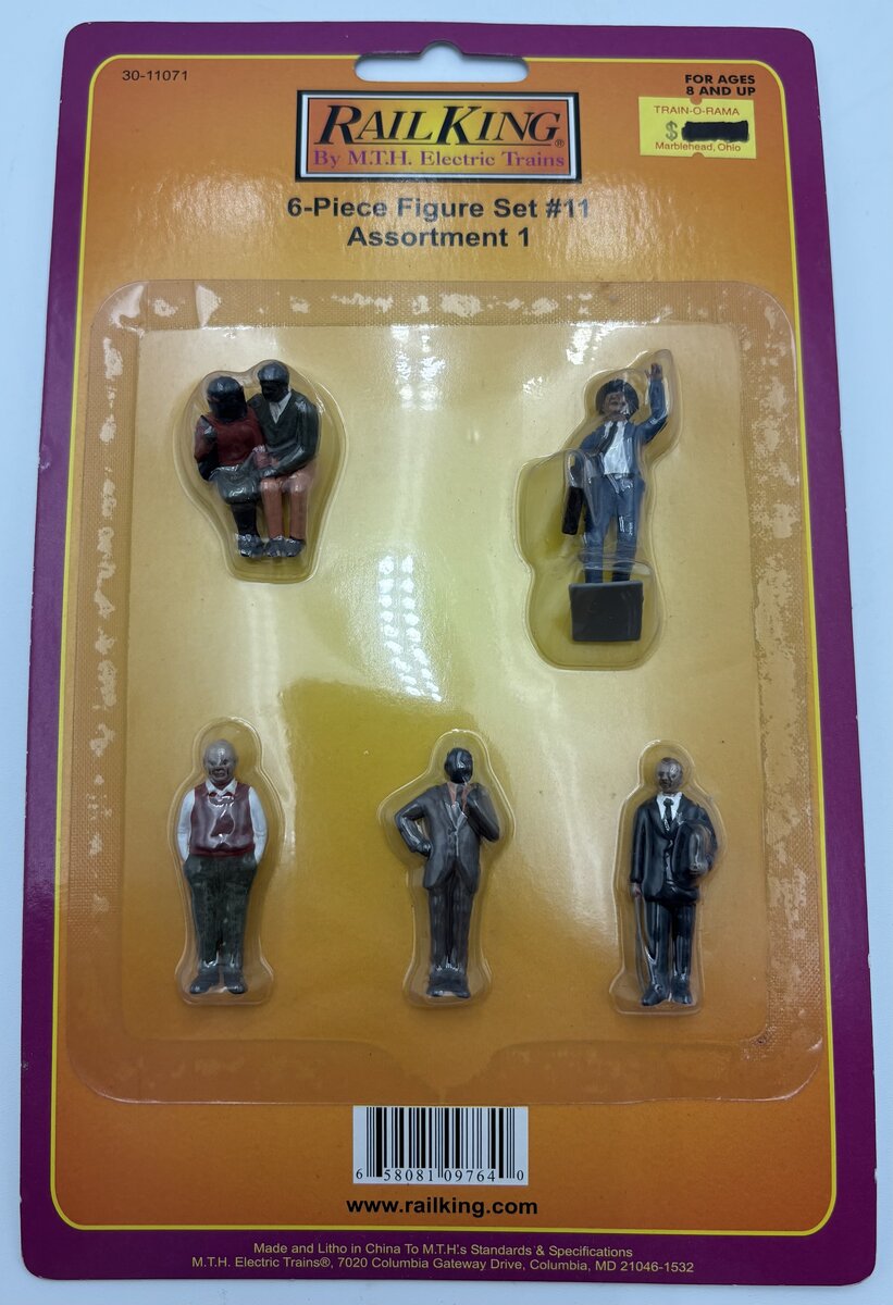 MTH 30-11071 O Assortment 1 Figure Set #8 (Set of 6)
