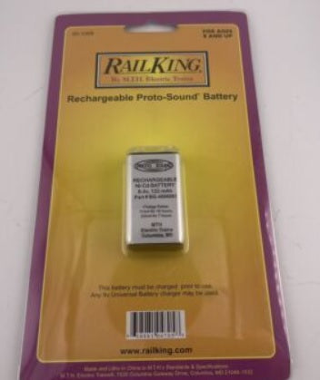 MTH 50-1008 Ni-MH 8.4 Volt 120 mAh Rechargeable Proto-Sound Battery