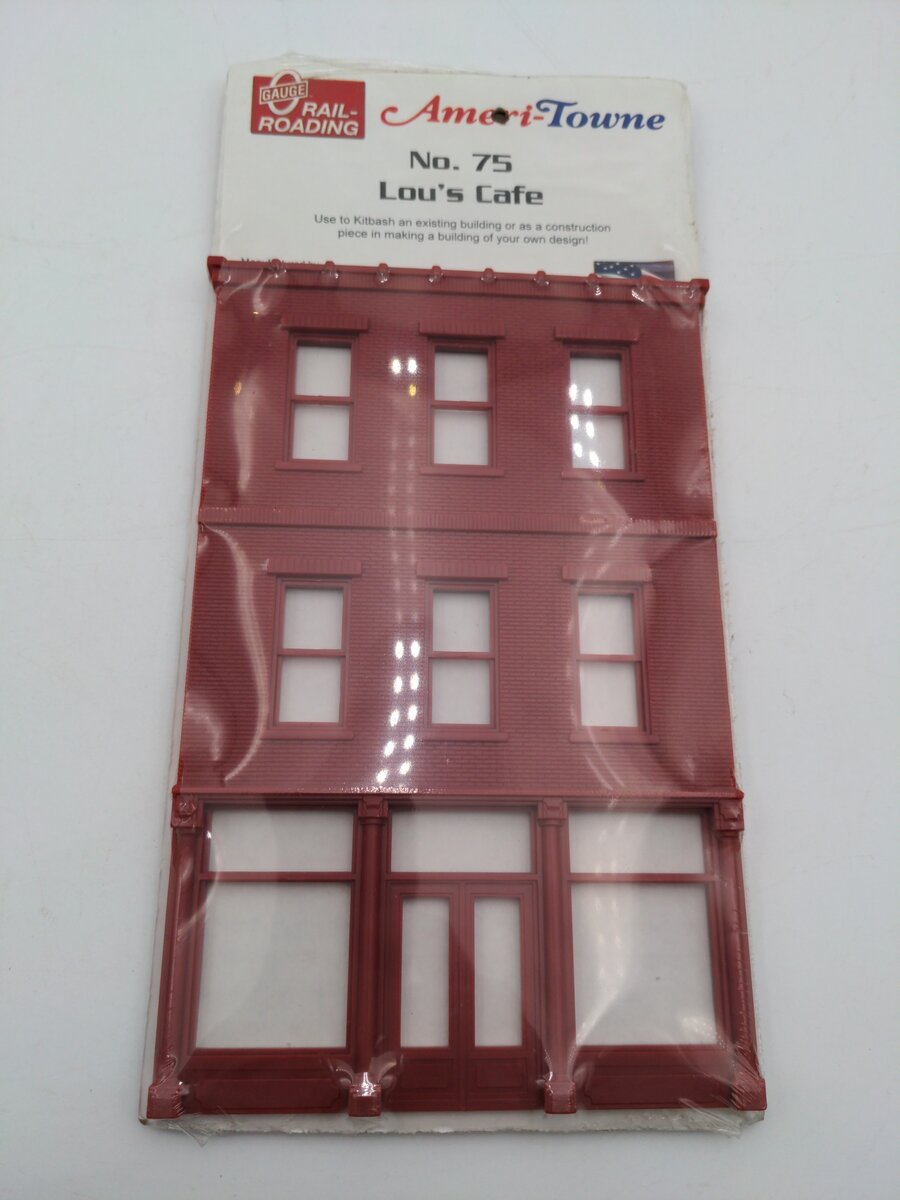 OGR 75 O Ameri-Towne Lou's Cafe Building Front