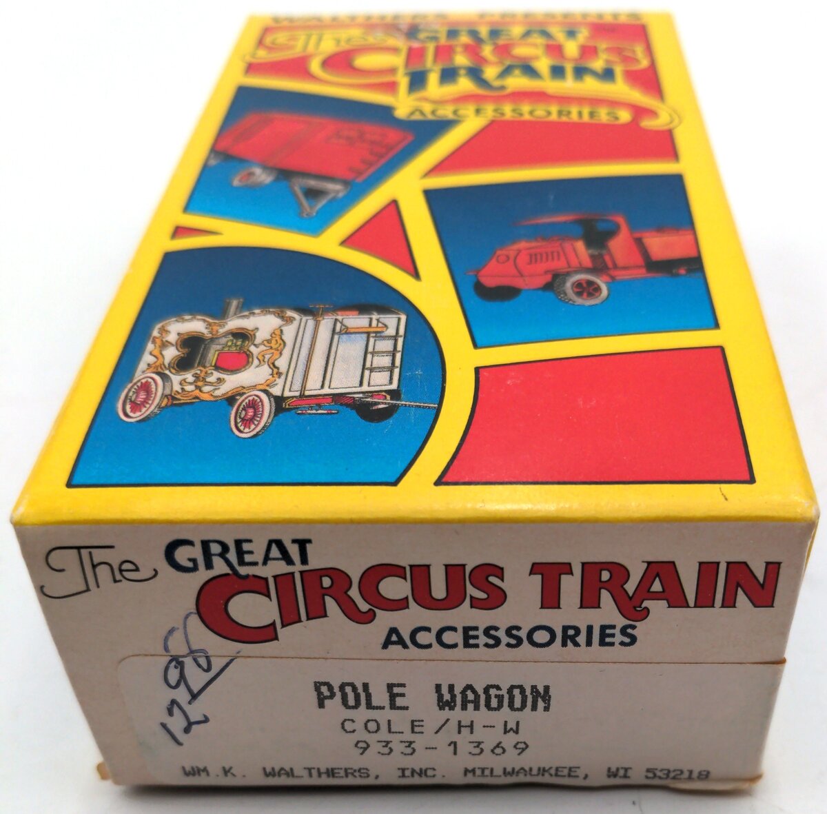 Walthers 933-1369 HO The Great Circus Train Pole Wagon Kit