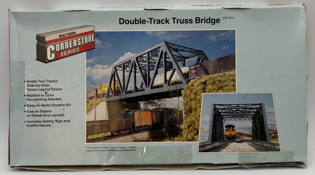 Walthers 933-3012 HO CornerStone Double-Track Truss Bridge Building Kit