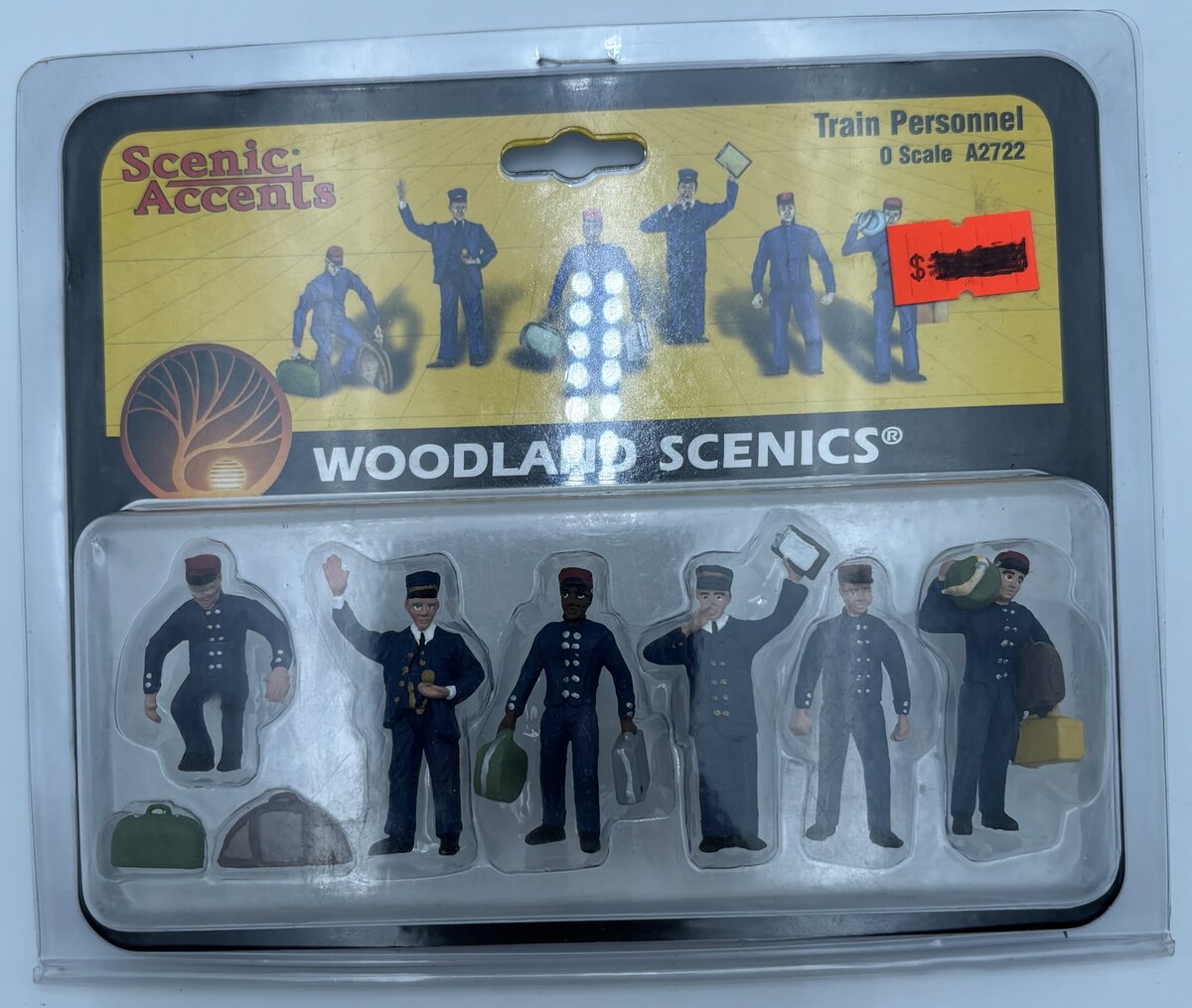 Woodland Scenics A2722 O Scenic Accents Train Personnel Figures (Set of 6)