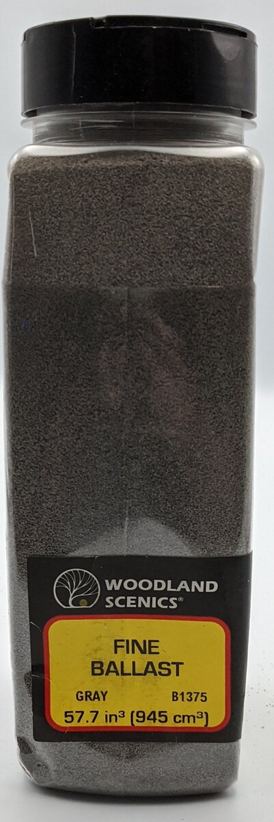 Woodland Scenics B1375 Gray Fine Ballast 32 Oz. Shaker