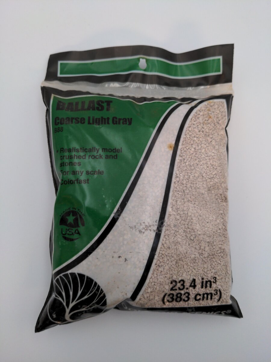 Woodland Scenics B88 Light Gray Coarse Ballast - 12 oz. Bag