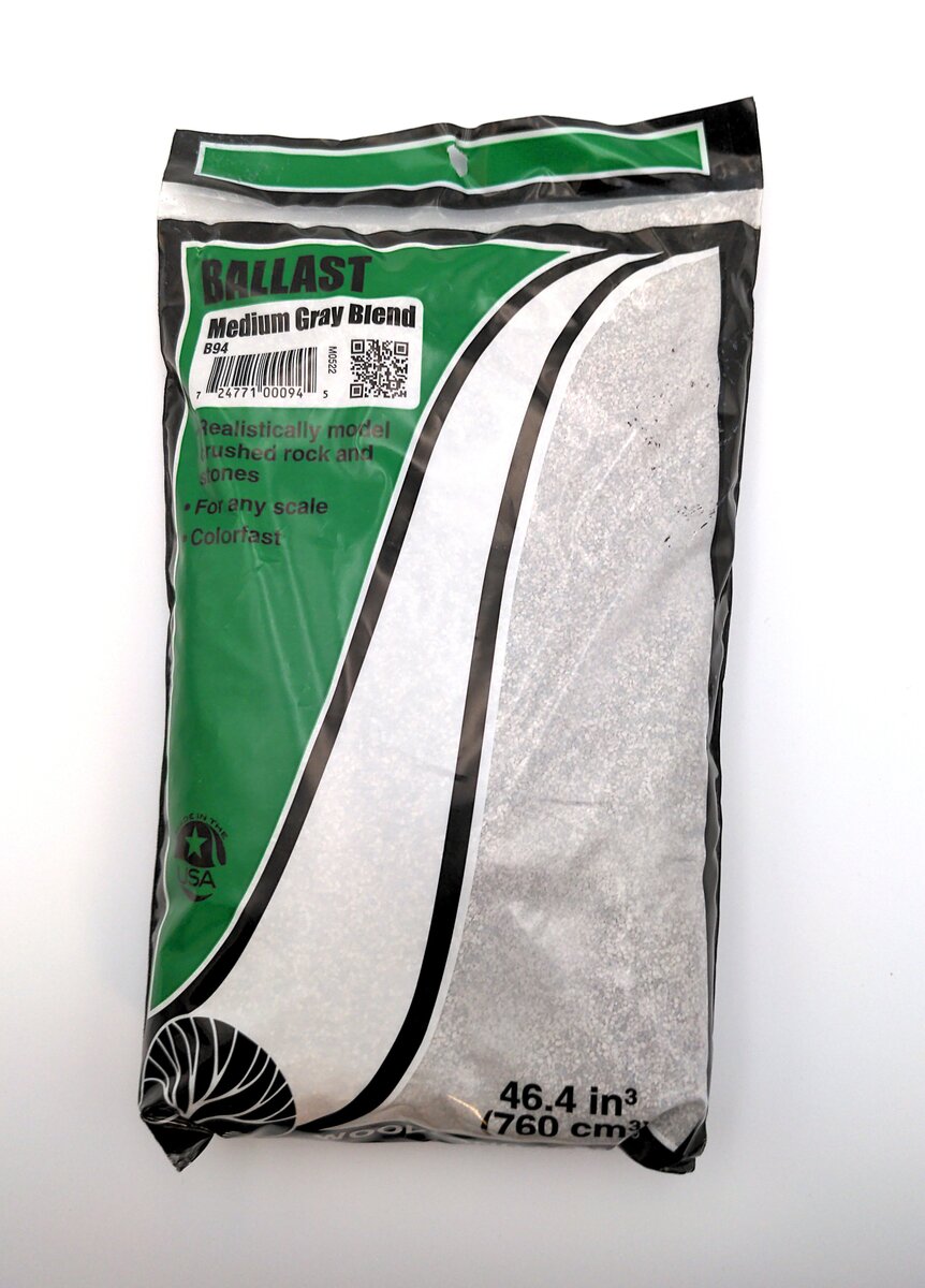 Woodland Scenics B94 All Scale Medium Gray Blend Ballast