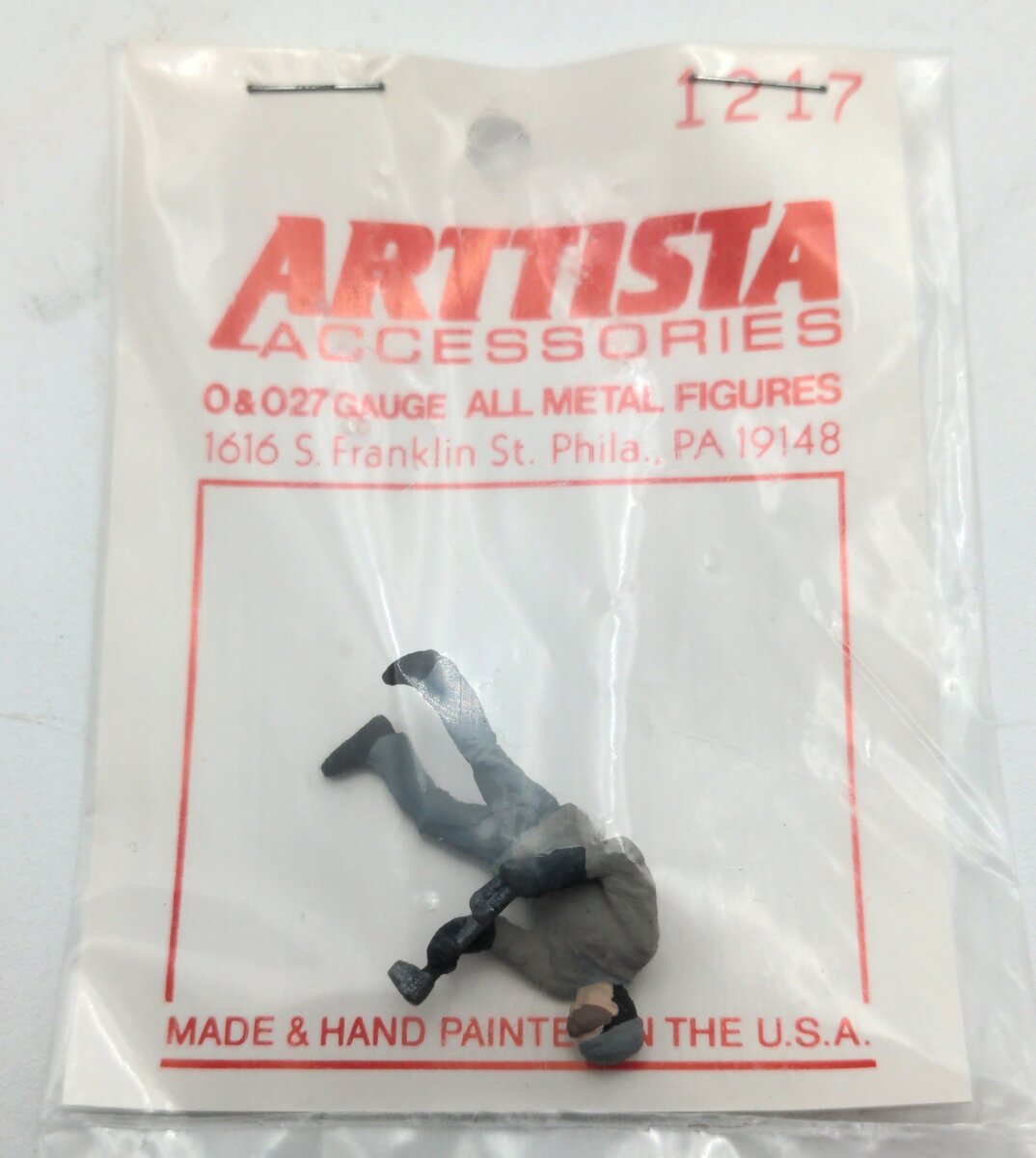 Arttista 1217 O Pewter Man Working w/ Acetylene Torch