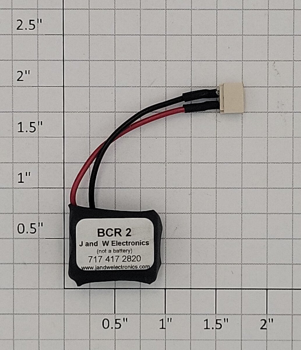 J&W Electronics 9V BCR Battery Replacement For MTH PS1/PS2 O Gauge Engines – 2025
