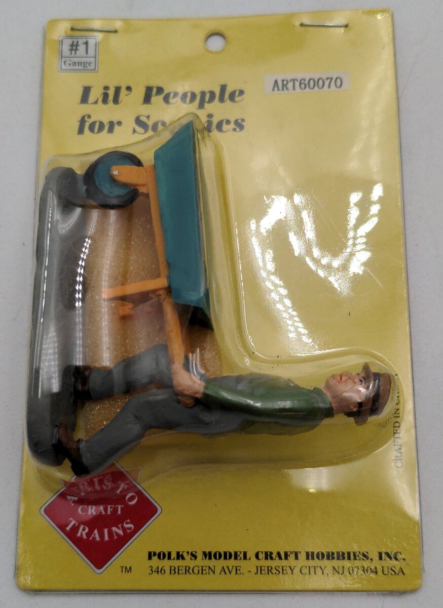 Aristo-Craft ART60070 Worker with Wheelbarrow Figure