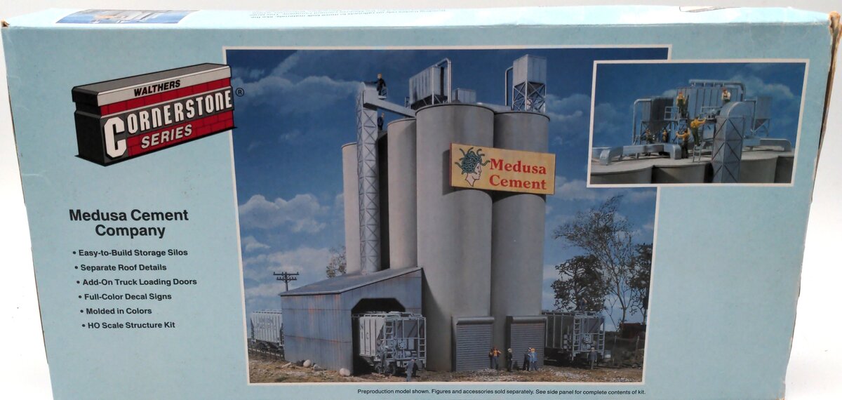 Walthers 933-3019 HO Scale Medusa Cement Company Building Kit