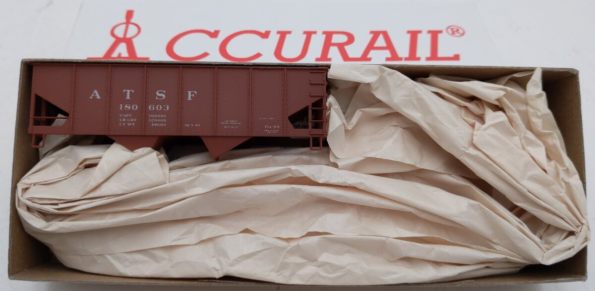 Accurail 25013 HO Atchison Topeka Santa Fe USRA 55-Ton Twin Hopper # 180603 Kit