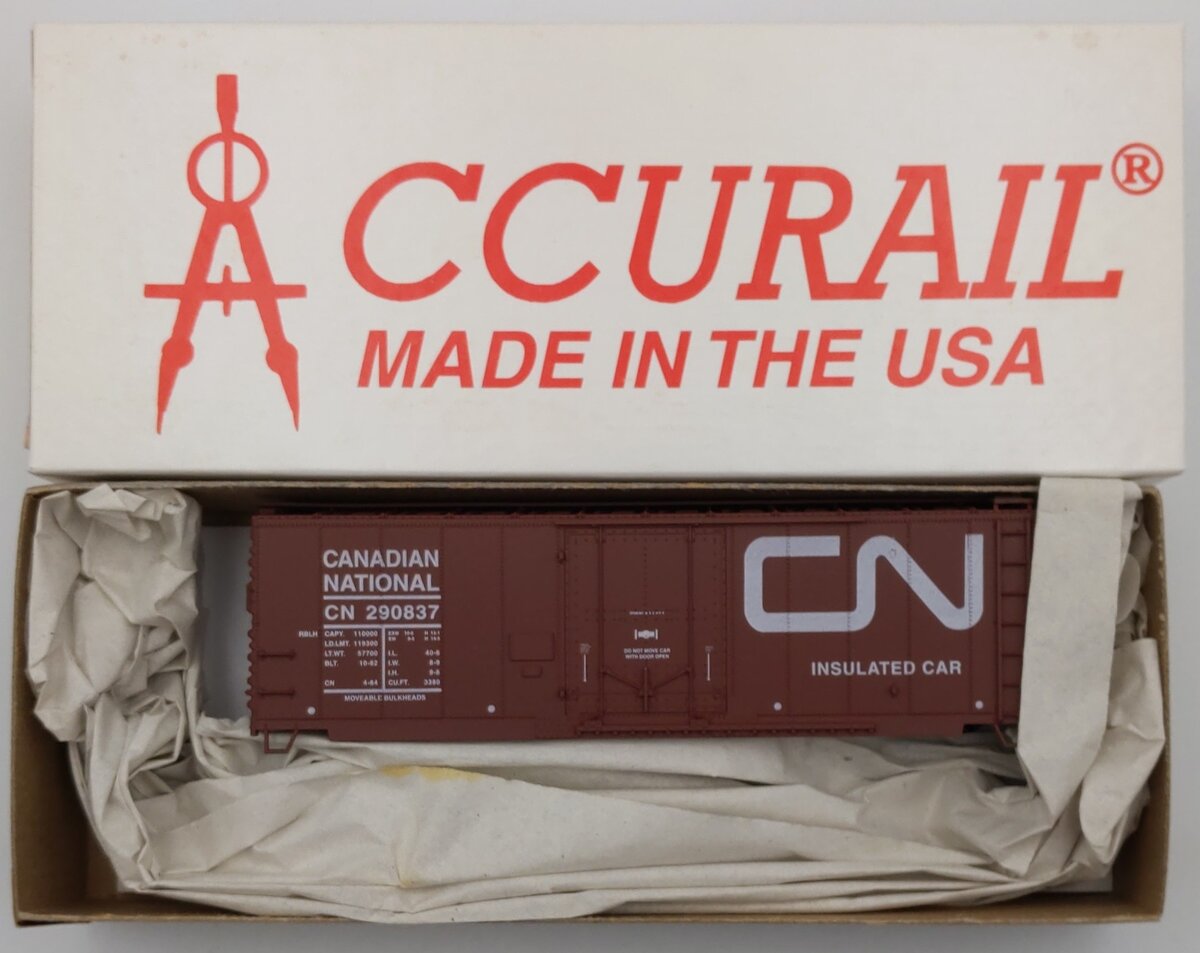 Accurail 3116 HO Scale Canadian Pacific 40' AAR Plug Door Boxcar Kit #:290987