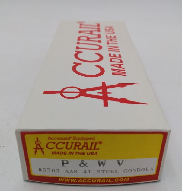 Accurail 3703 HO Scale Pittsburgh & West Virginia 41' AAR Steel Gondola Kit