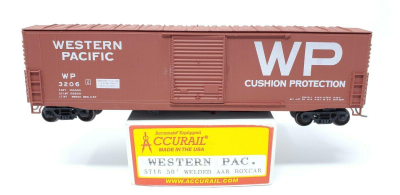 Accurail 5716 HO Western Pacific 50' Welded AAR Boxcar #3206 Kit