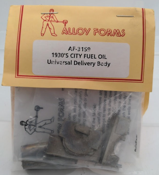 Alloy Forms Inc 119-3159 Trucks City Fuel Oil Universal Delivery Body 1930's Kit