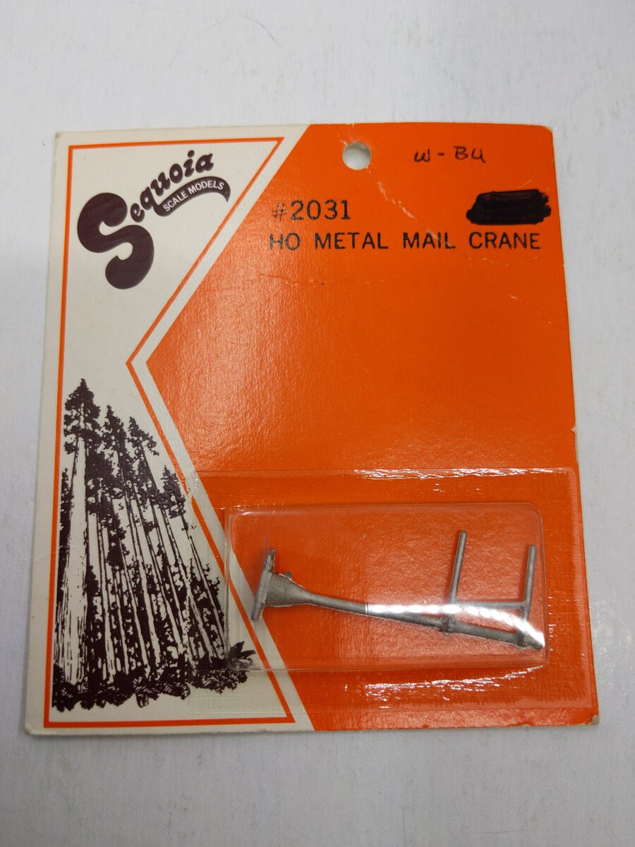 Sequoia Scale Models 2031 HO Scale Metal Mail Crane