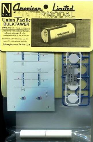 American Limited Models 7110 N 20' Tank Container Union Pacific Bulktainer Kit