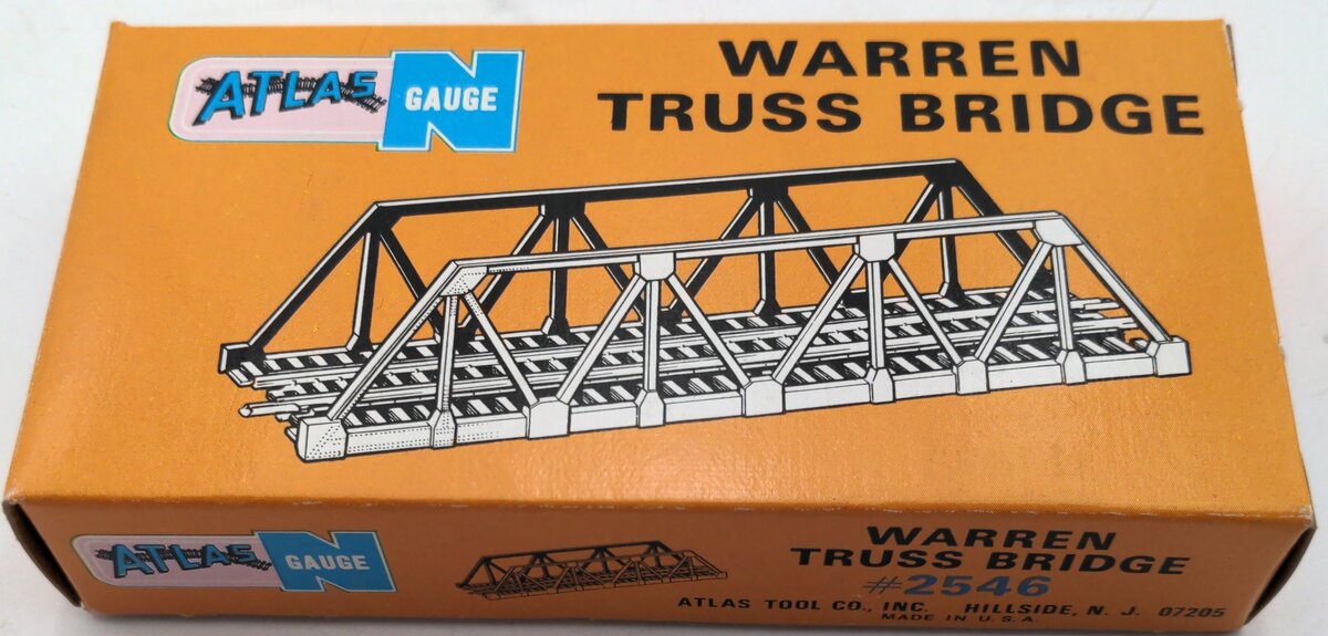 Atlas 2546 N Scale Warren Truss Bridge