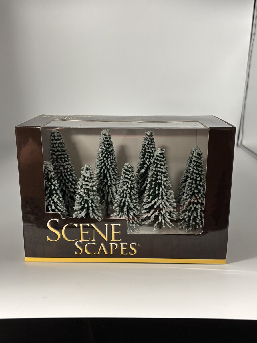 Bachmann 32102 Scene Scapes 3"-4" Pine With Snow (Pack of 9)