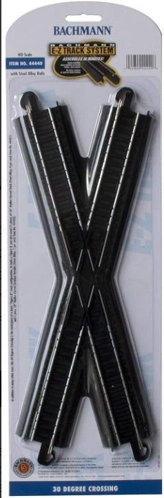 Bachmann 44440 HO Steel Alloy 30 Degree E-Z Track Crossing