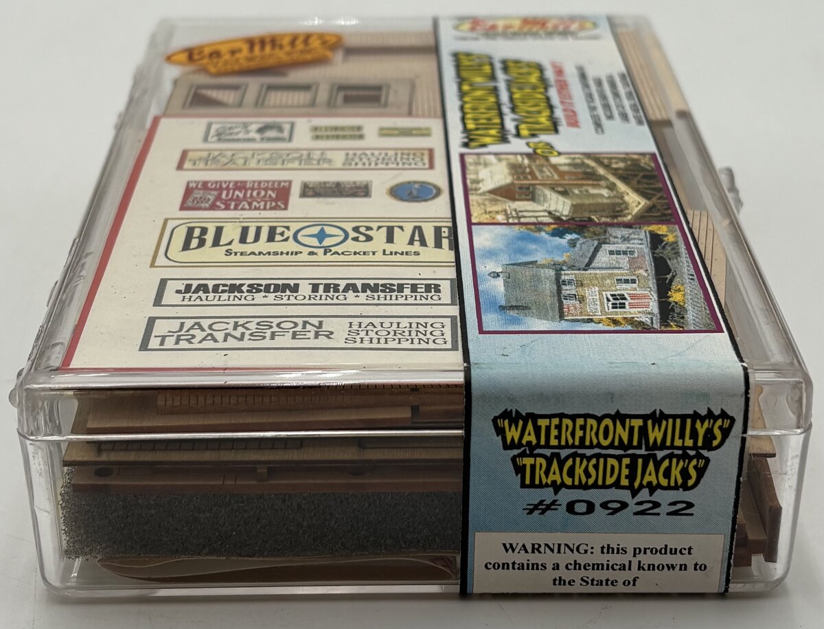 Bar Mills 0922 HO Waterfront Willy's/Trackside Jack's Laser Cut Building Kit