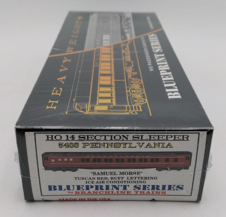 Branchline 5433 HO Scale 14 Section Sleeper Pennsylvania PRR Samuel Morse