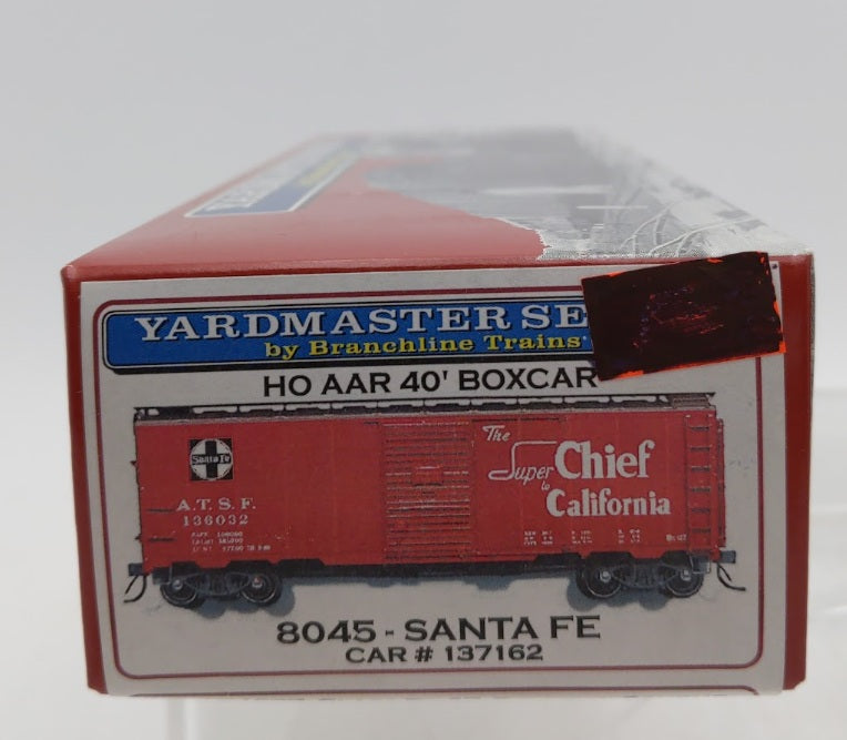 Branchline Trains 8045 HO Yardmaster Series Santa Fe AAR 40' Boxcar # 137162 Kit