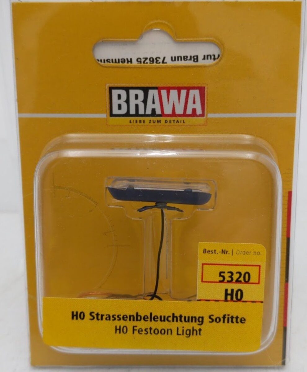 Brawa 5320 HO Under-Roof Mounted Light 1 Long