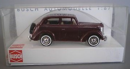 Busch 41100 HO Maroon Opel Olympia '38