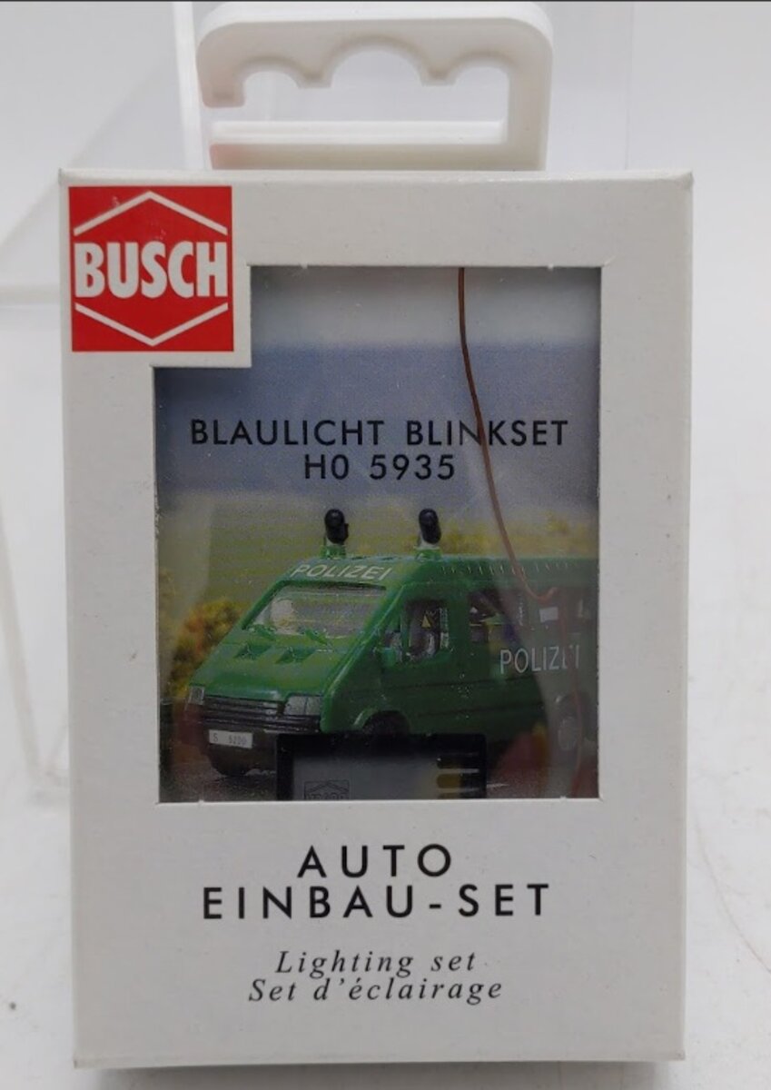 Busch 5935 HO Scale Blue Light Blinker (Set of 2)