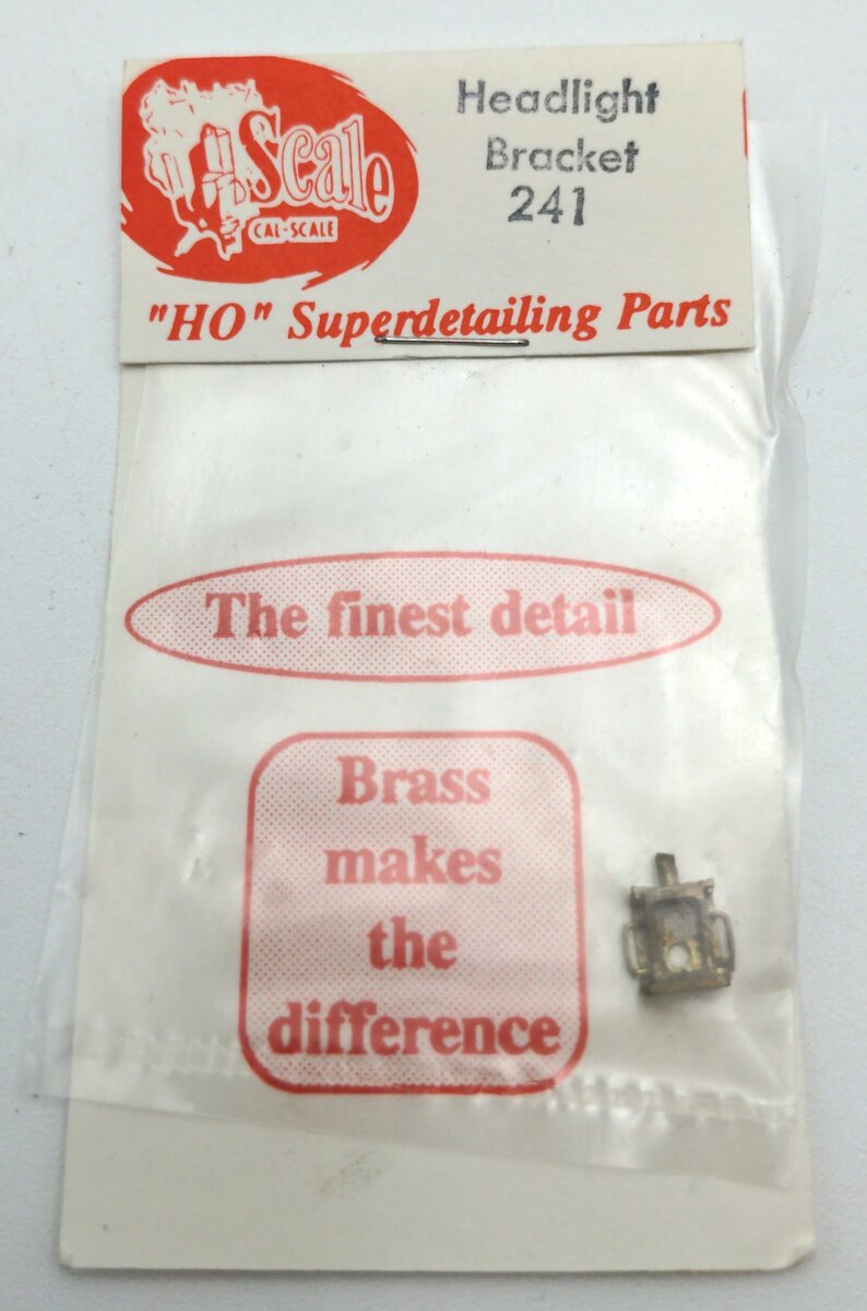 Cal Scale 190-241 HO Brass Headlight Bracket Fits All Cal-Scale Lights
