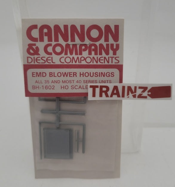 Cannon & Company 191-1602 HO Scale EMD Blower Housing 35 & 40 Series Units