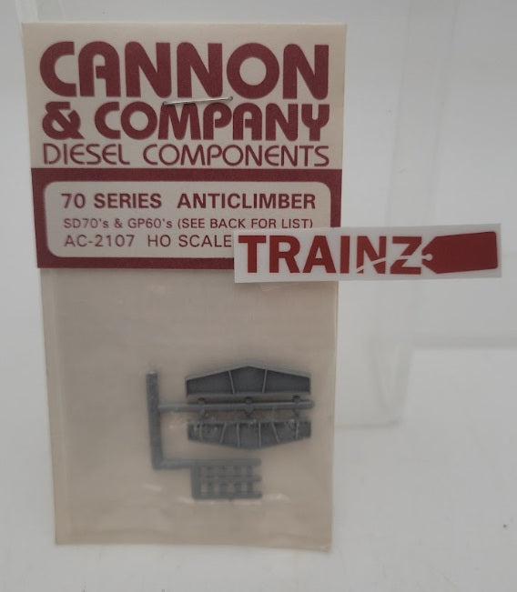 Cannon & Company 191-2107 HO Anticlimber SD70 (front & rear) Late GP60 (front)