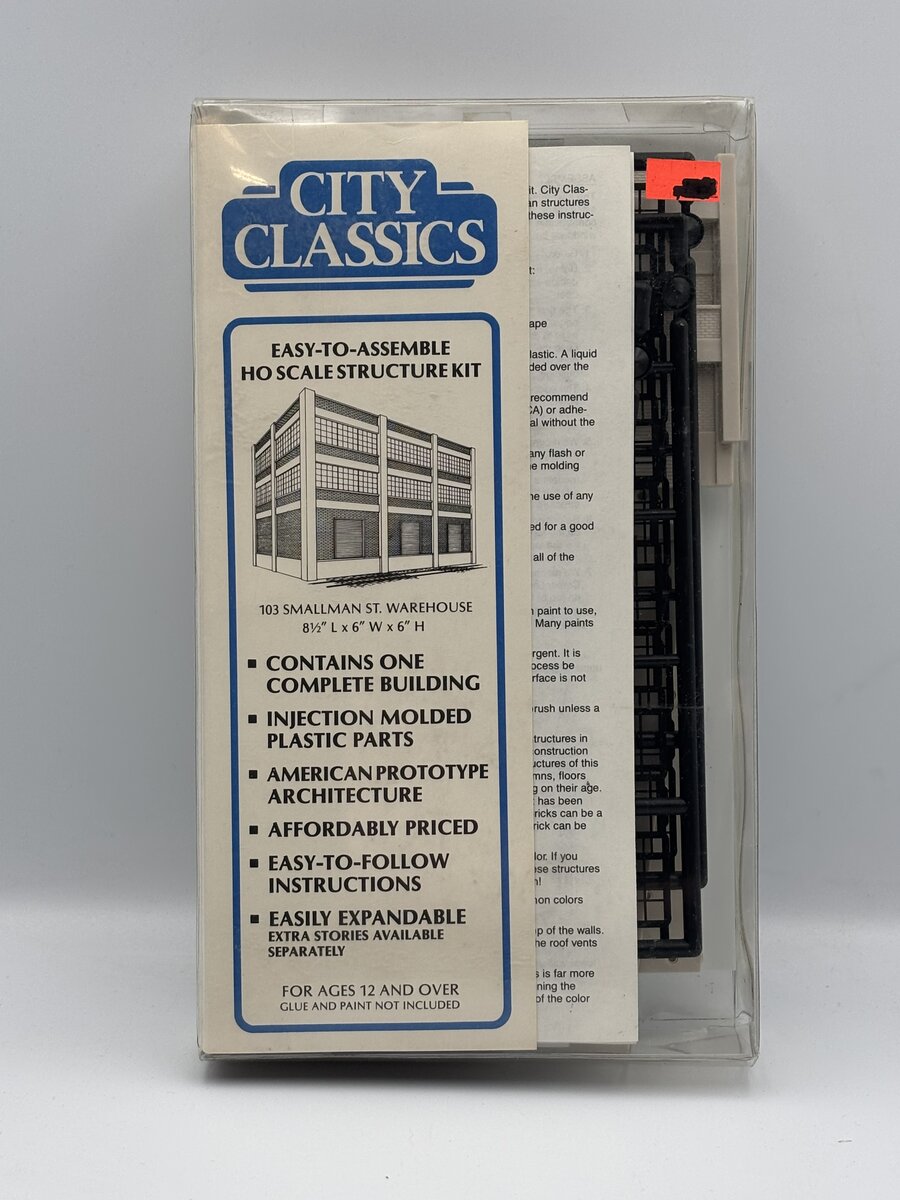 City Classics 103 HO Scale Smallman Street Warehouse Building Kit