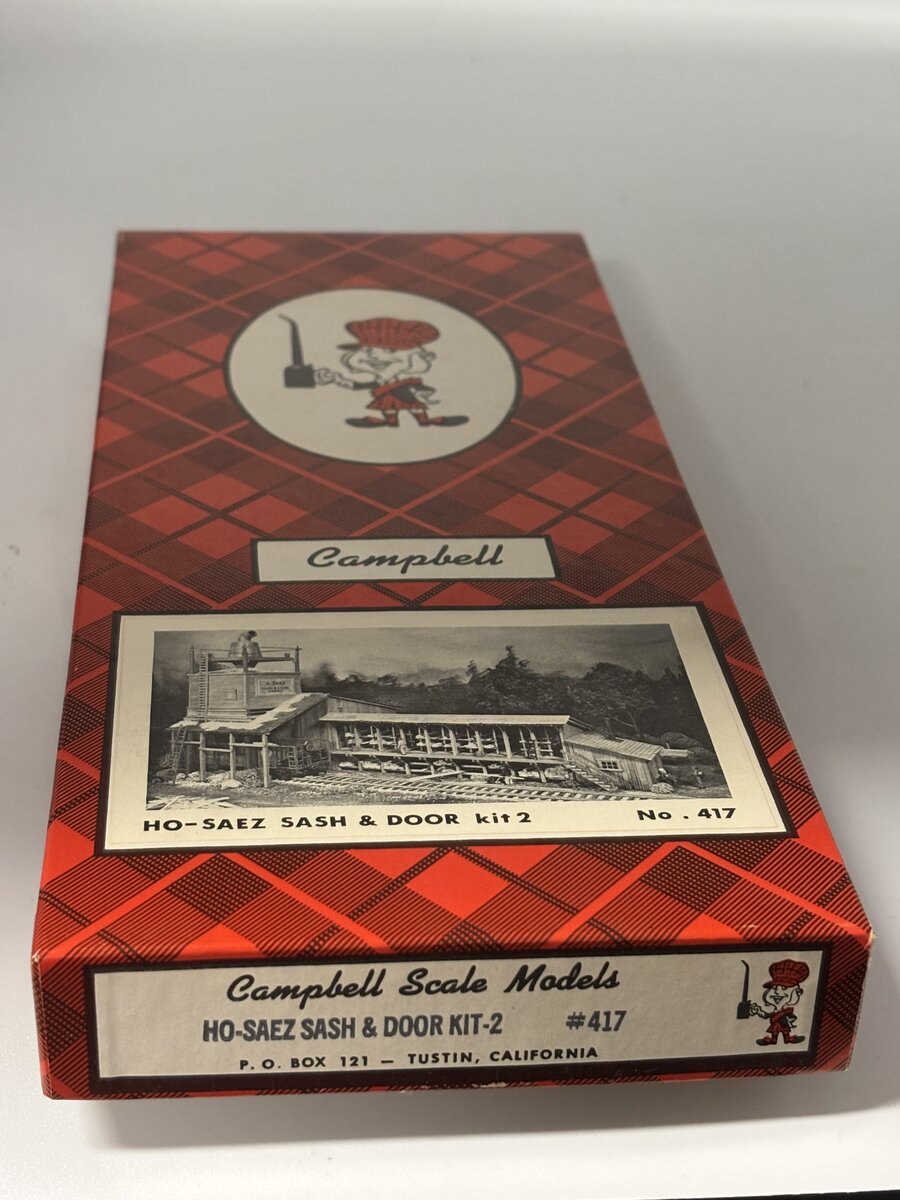 Campbell Scale Models 417 HO Saez Sash & Door Machine Shop, Shed & Hopper Kit