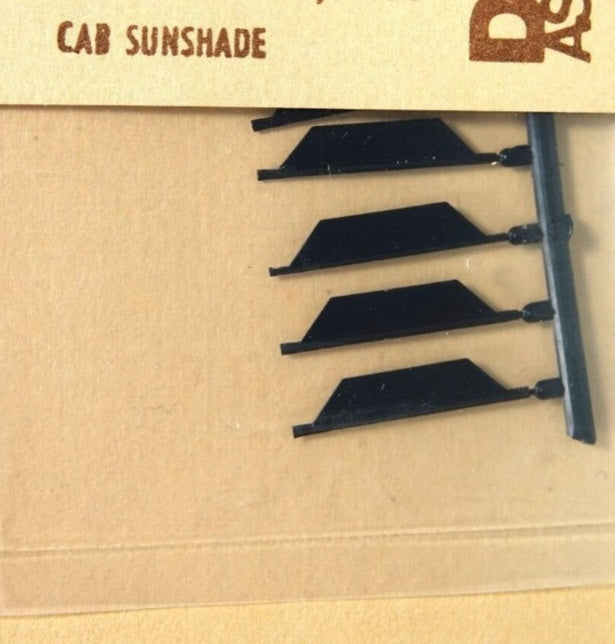 Detail Associates SS1301 HO Scale Cab Sunshade (Pack of 6)