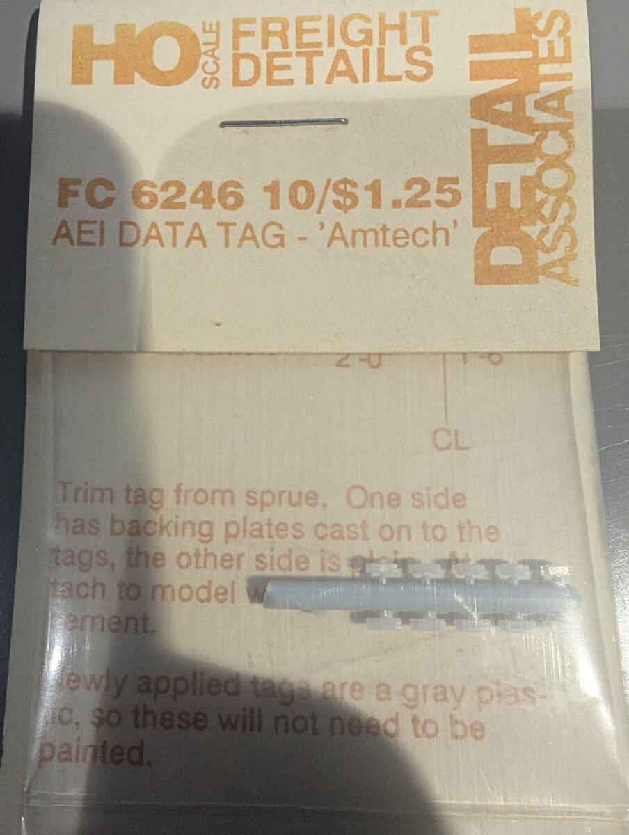 Detail Associates 6246 HO AEI Data Tag Amtech